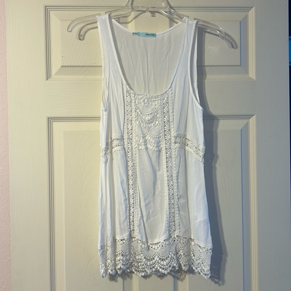Maurice’s XS Crochet TankTop White